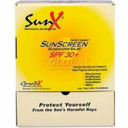 CORETEX PRODUCTS SPF30 Sunscreen, Single Dose Pouch, 100/Box CT91664